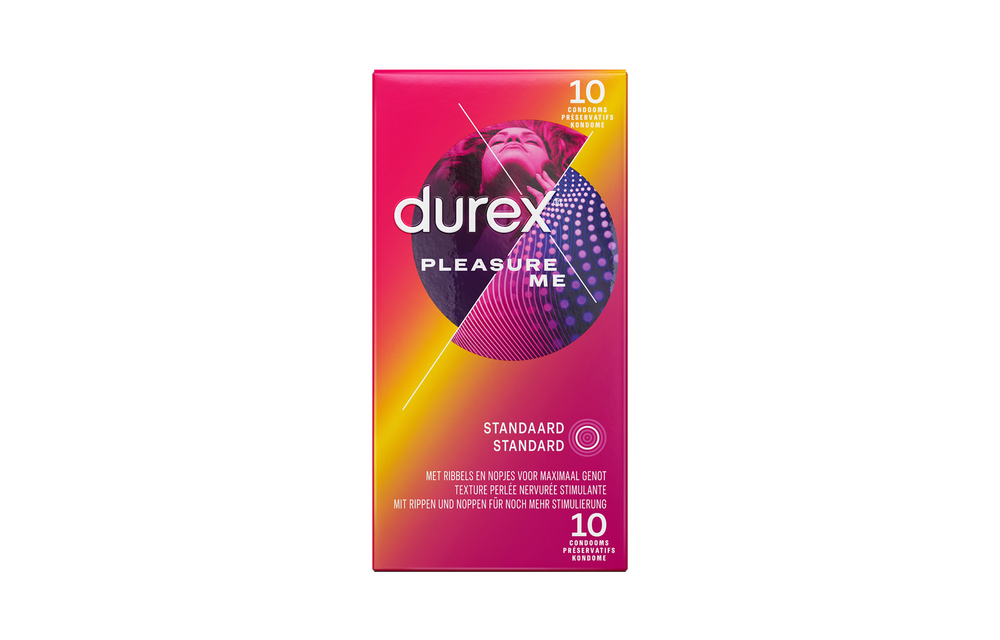 Durex Pleasure Me Condooms – Dun, Veilig & Sensueel – 10 Stuks