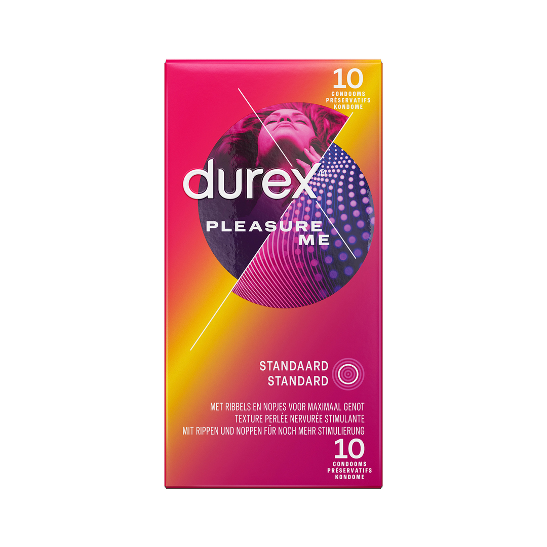 Durex Pleasure Me Kondome – Dünn, sicher & sinnlich – 10 Stück