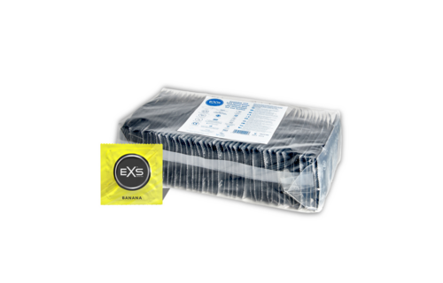EXS Banana Condoms 100 pieces – Safe & Fruity Pleasure
