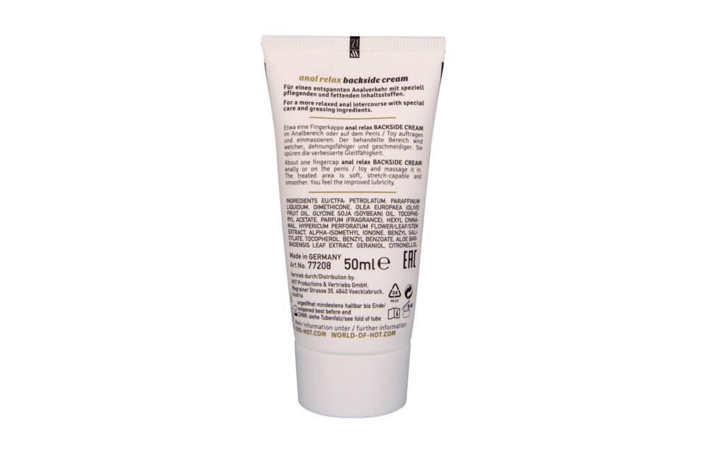 Achterkant Anaal Ontspannende Crème 50ml – Zorg & Comfort