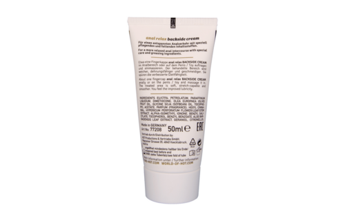 Rückseite - Anal Relax Cream - 2 fl oz / 50 ml