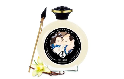 Edible Body Paint - Vanilla and Chocolate Temptations - 3.5 fl oz / 100 ml