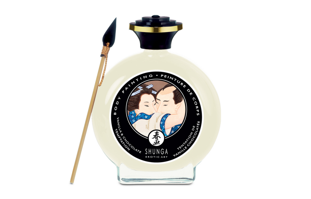 Edible Body Paint - Vanilla and Chocolate Temptations - 3.5 fl oz / 100 ml