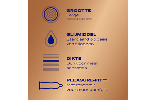 Durex Nude XL Condooms - Ultradun & Extra Betrouwbaar 10 stuks