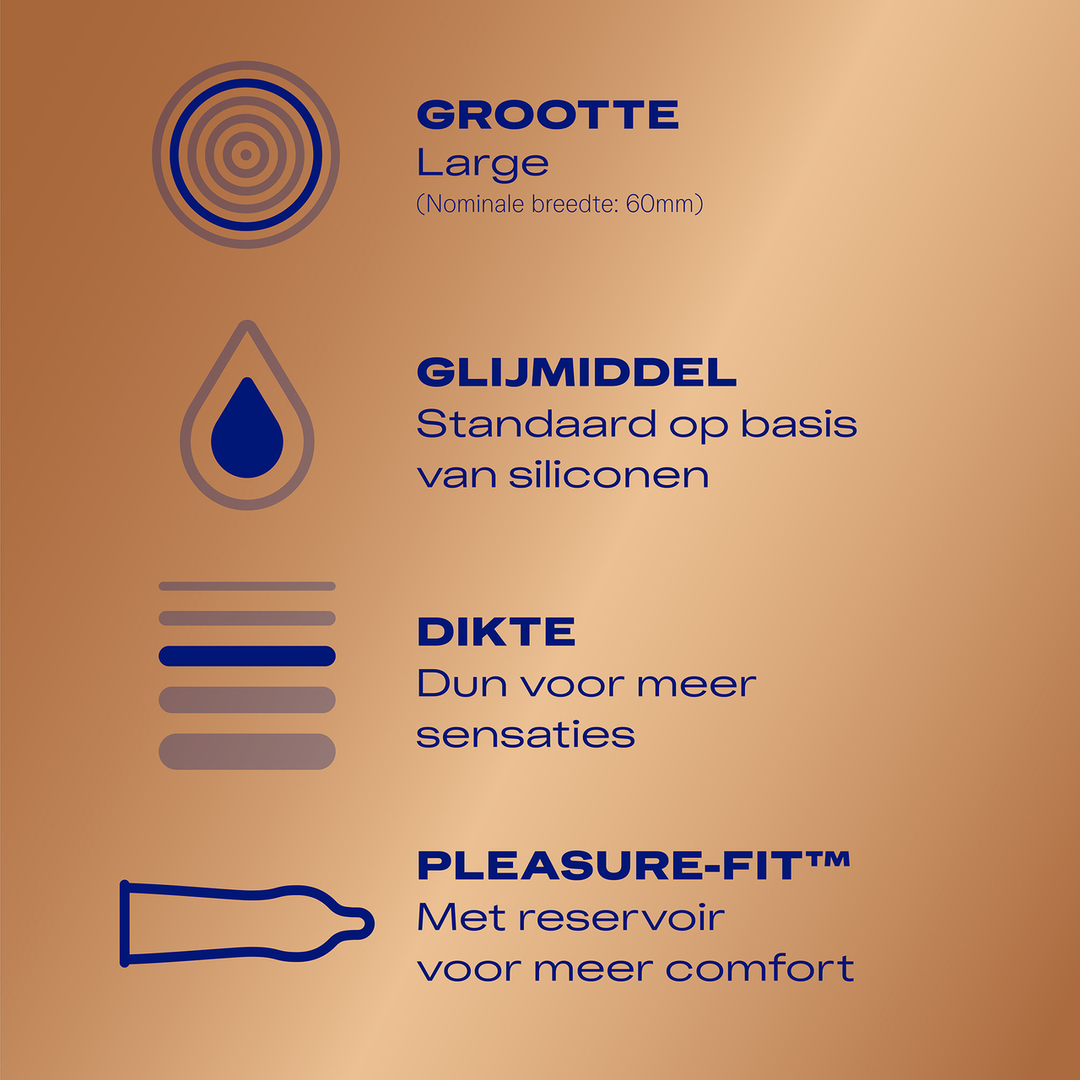 Durex Nude XL Condooms - Ultradun & Extra Betrouwbaar 10 stuks