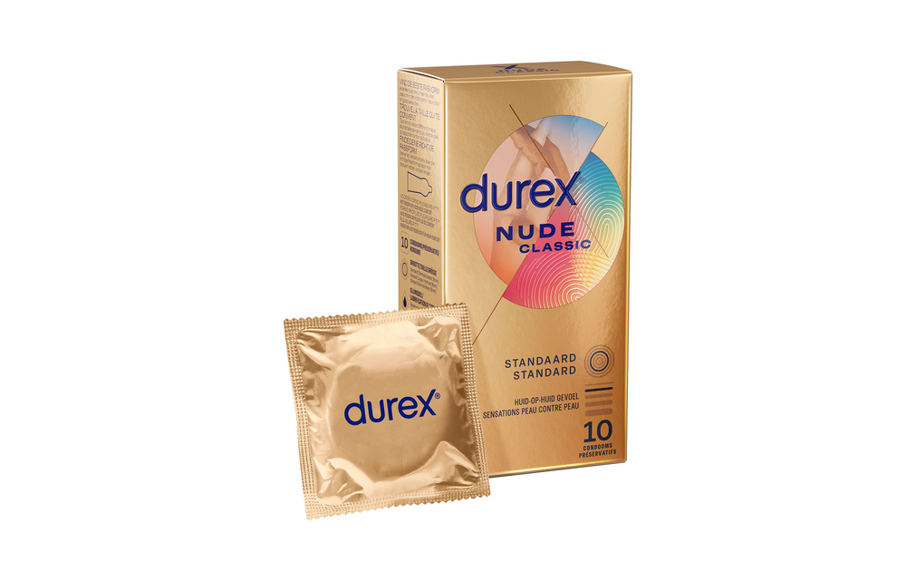 Durex Nude Classic Kondome 10 Stück – Sicher & bequem