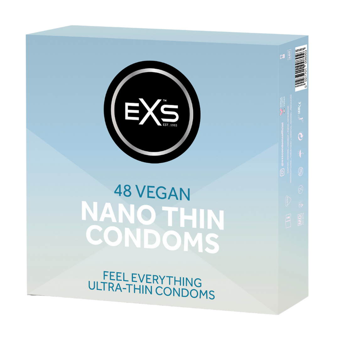 EXS Nano Thin Condooms 48 stuks – Ultradun & Veilig