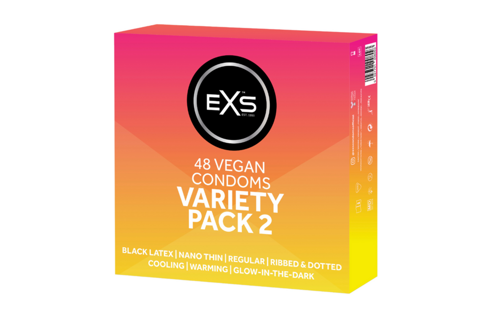 Variety Pack 2 – Buy 48 EXS Premium Latex Condoms