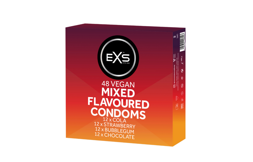 EXS Mixed Flavour Condoms | 48 Pieces Premium Latex