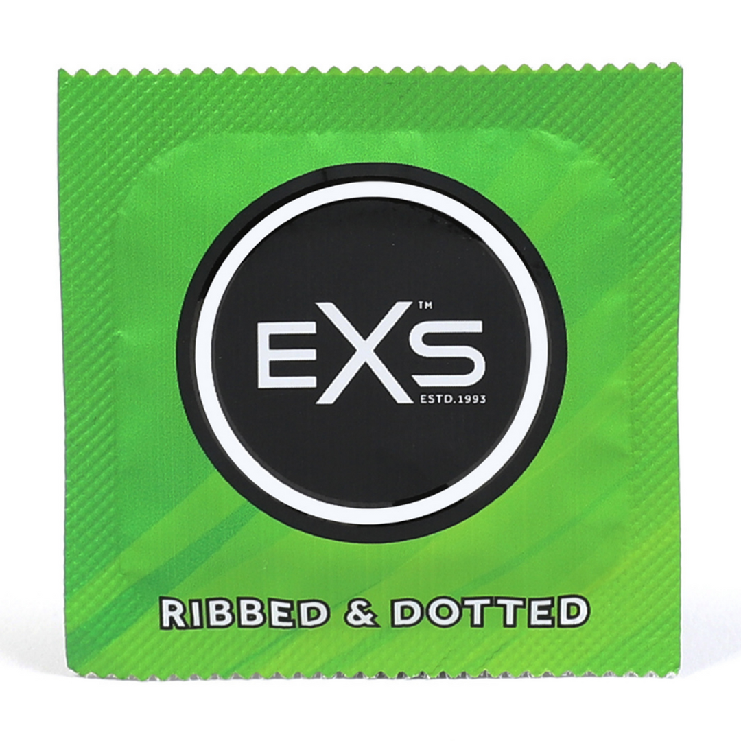 EXS Ribbed & Dotted Condoms 48 Pieces - Intense Sensations