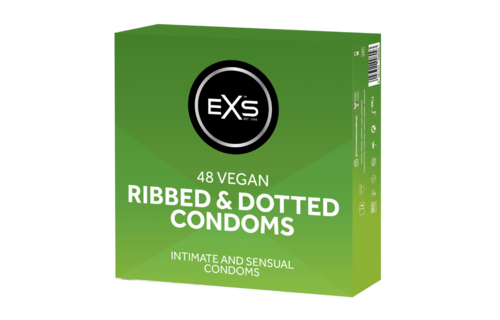 EXS Ribbed & Dotted Condoms 48 Pieces - Intense Sensations