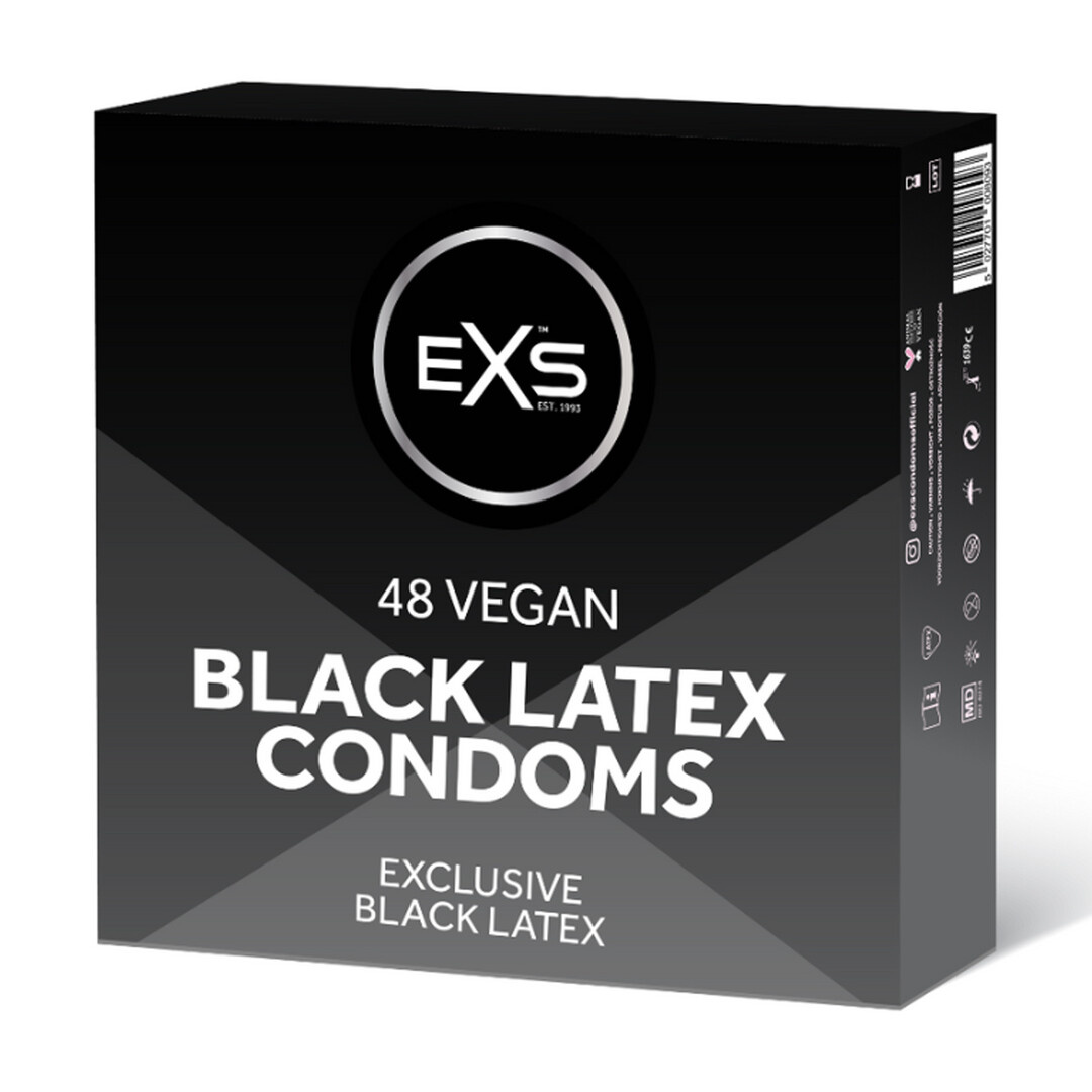 EXS Black Latex - Condooms - 48 Stuks