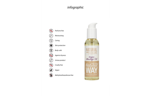 Veganes Massageöl 150 ml | Natürlich & rein pflegend