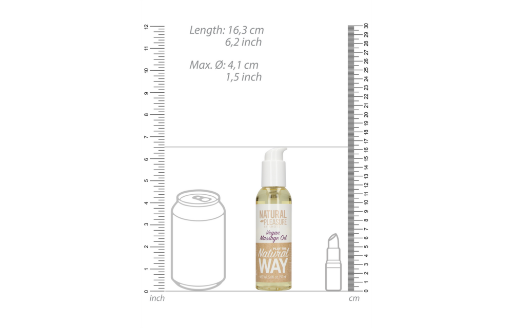 Vegan Massage Oil 150ml | Natural & Pure Care