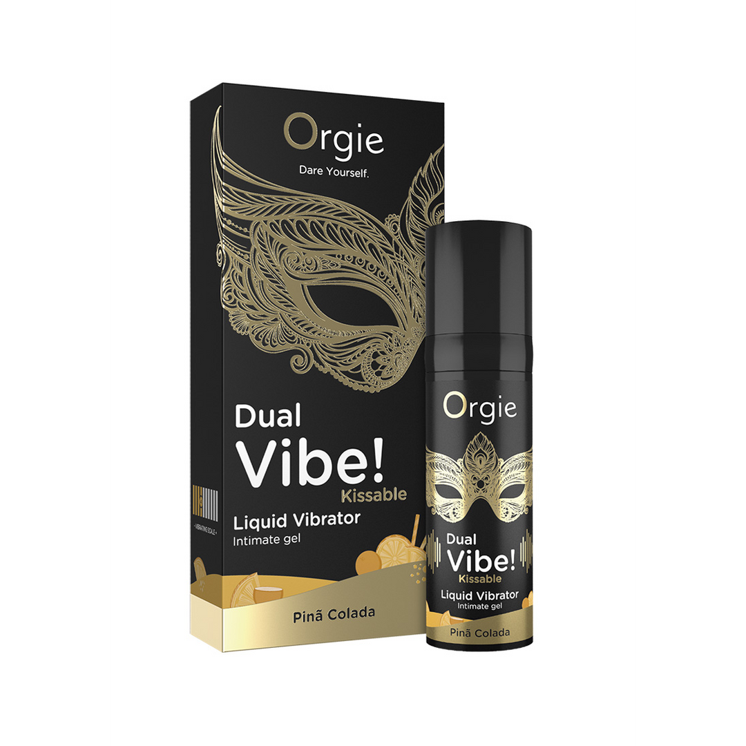 Dual Vibe! Piña Colada – Tropical Flavour & Vibrator 15 ml