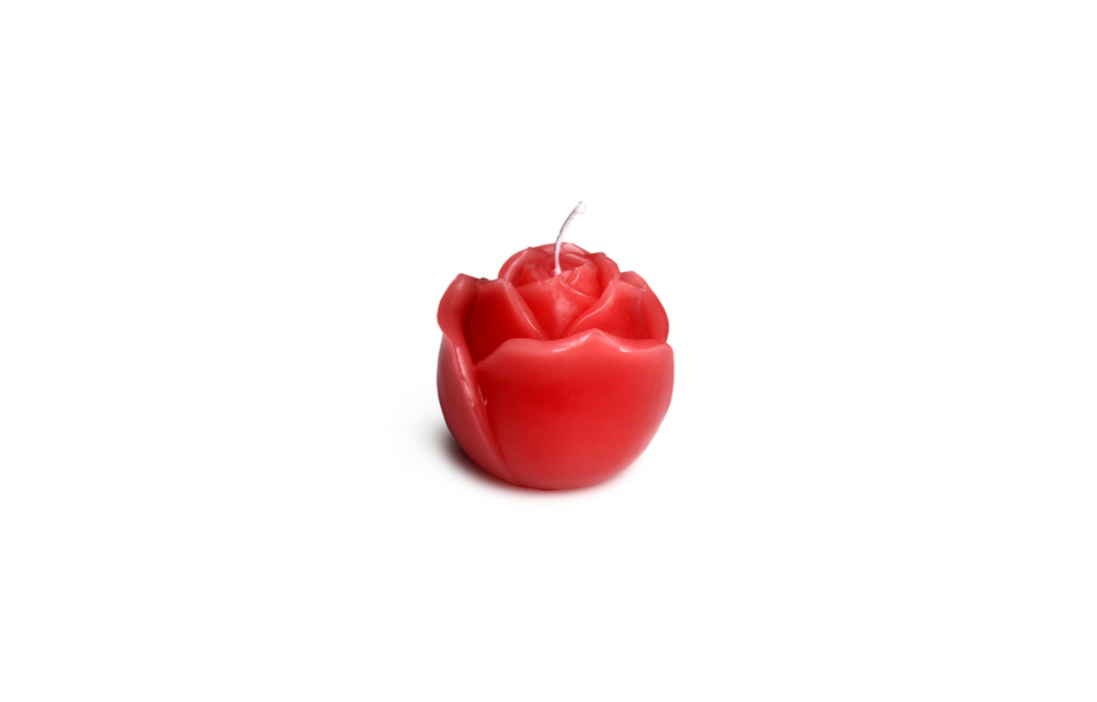 Flaming Rose Tropfkerze Rot – Verspielte, verführerische Sensation