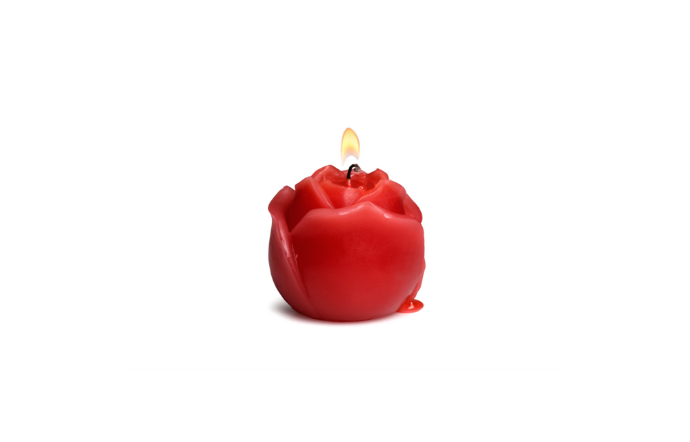 Flaming Rose Druipkaars Rood – Speelse, Verleidelijke Sensatie