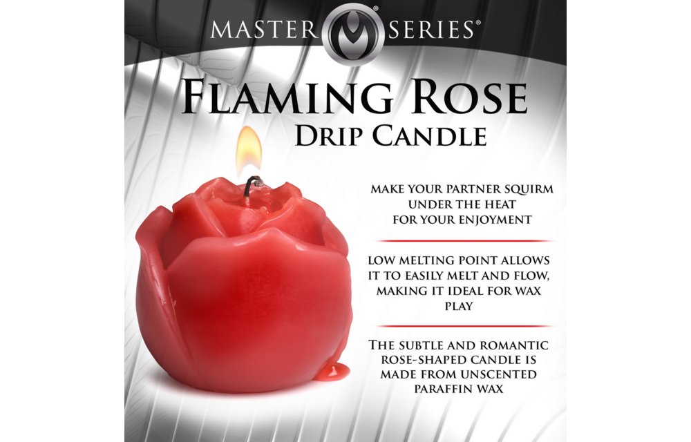 Flaming Rose Drip Candle Red – Playful, Seductive Sensation
