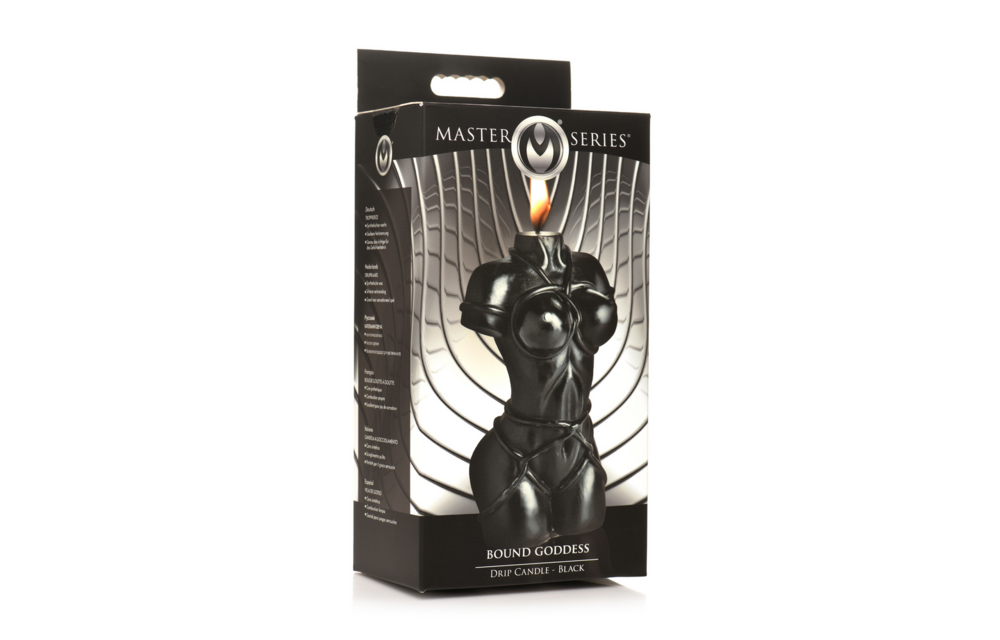 Bound Goddess Black Drip Candle – Mystical & Stylish Design