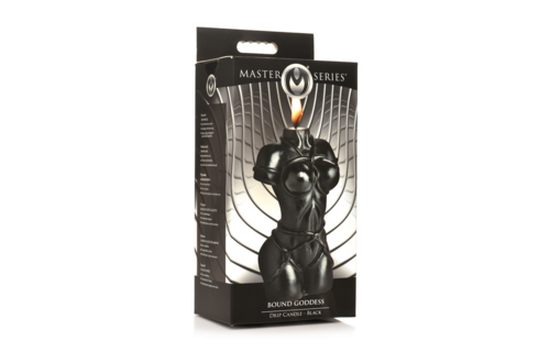 Bound Goddess Black Drip Candle – Mystical & Stylish Design