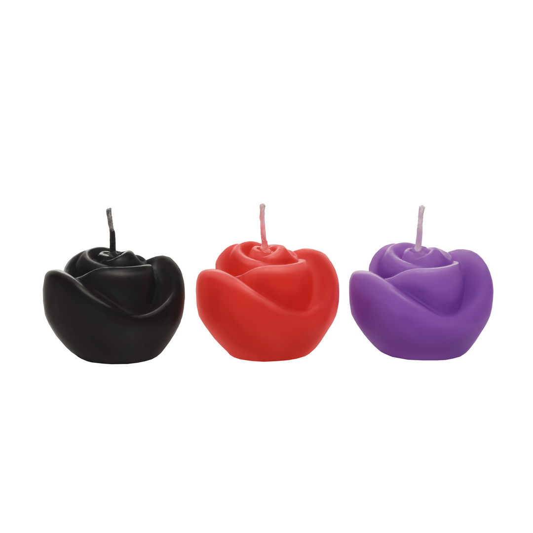 Fire Garden Rozenkaars Set - 3 Stuks Zwart Paars Rood