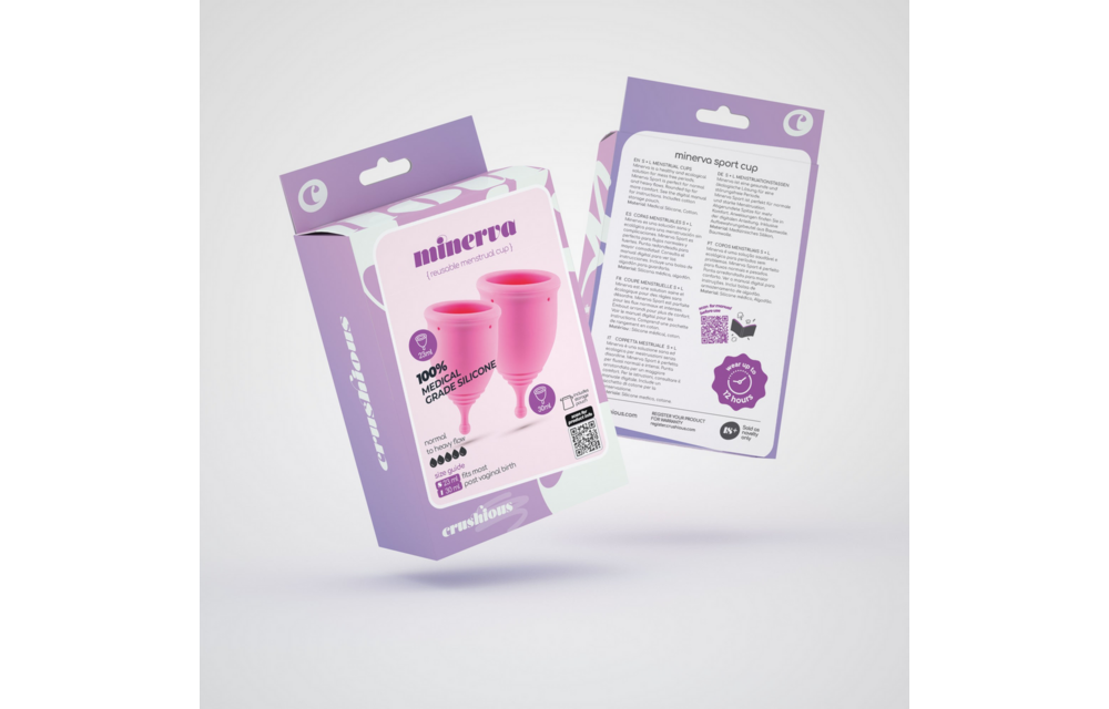 Minerva Menstrual Cups Pink – Sustainable & Comfortable S/L