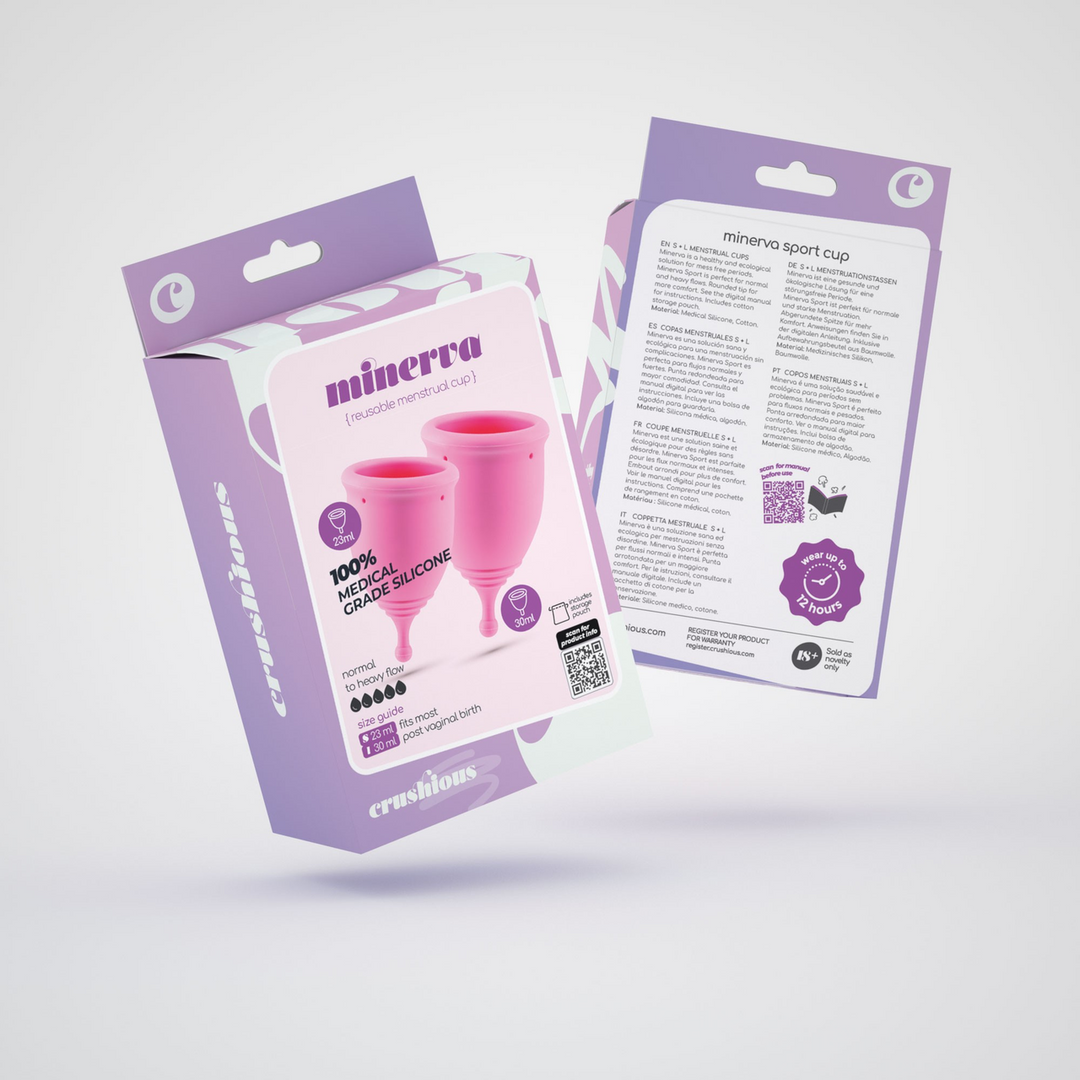 Minerva Menstruatiecups Roze – Duurzaam & Comfortabel S/L