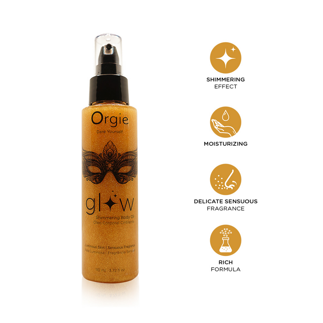 Glow Orgie Bodyolie 110 Ml – Hydrateert & Geeft Gouden Glans