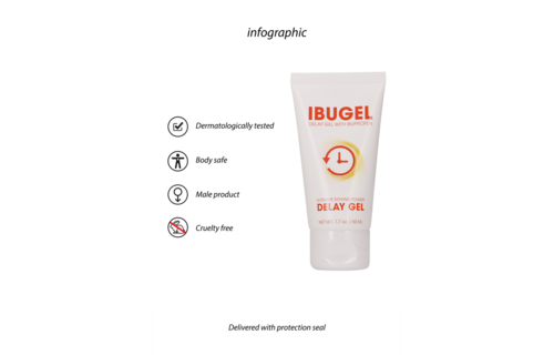 IbuGel Delay Gel 50ml – Vertraging & Controle voor Mannen