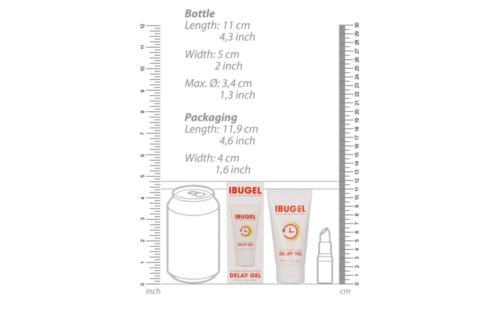 IbuGel Delay Gel 50 ml – Verzögerung & Kontrolle für Männer