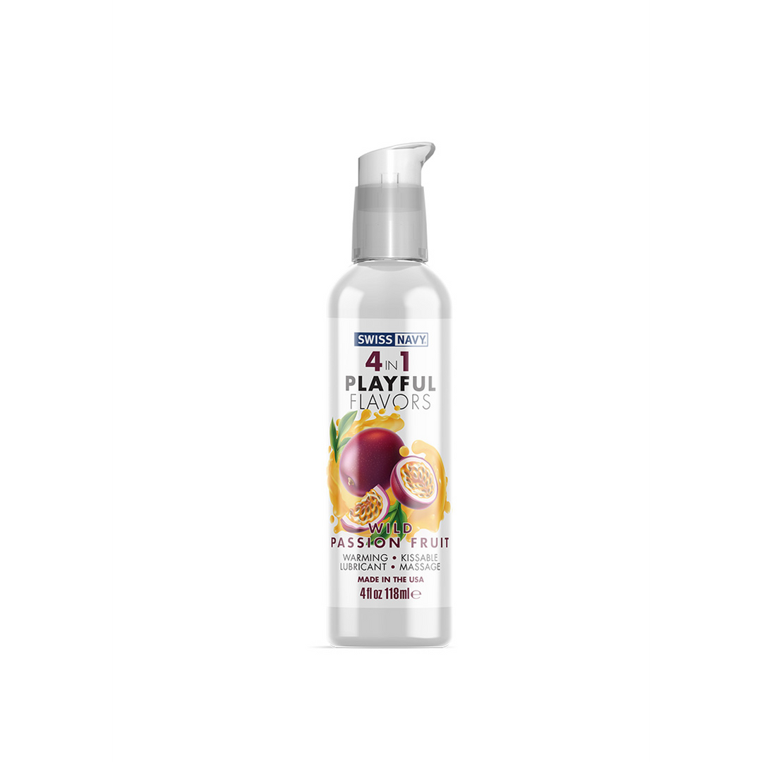 4 In 1 Playful Flavours Lubricant Wild Passion Fruit 118 ml