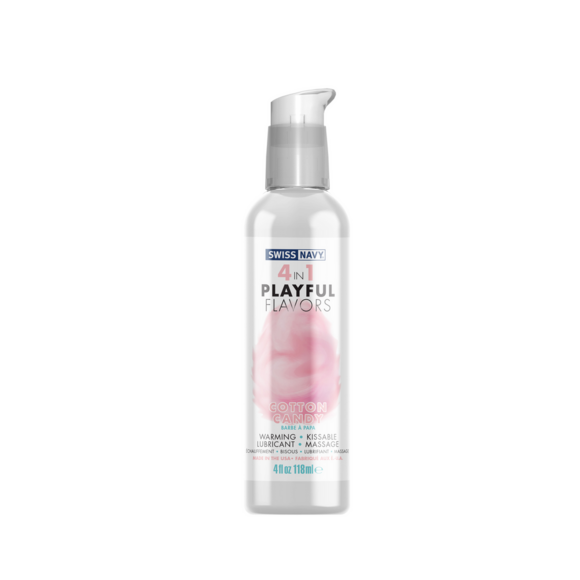 Swiss Navy 4-in-1 Lubricant Cotton Candy Flavour - 118 ml