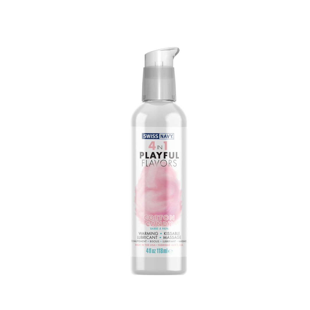 Swiss Navy 4-in-1 Lubricant Cotton Candy Flavour - 118 ml