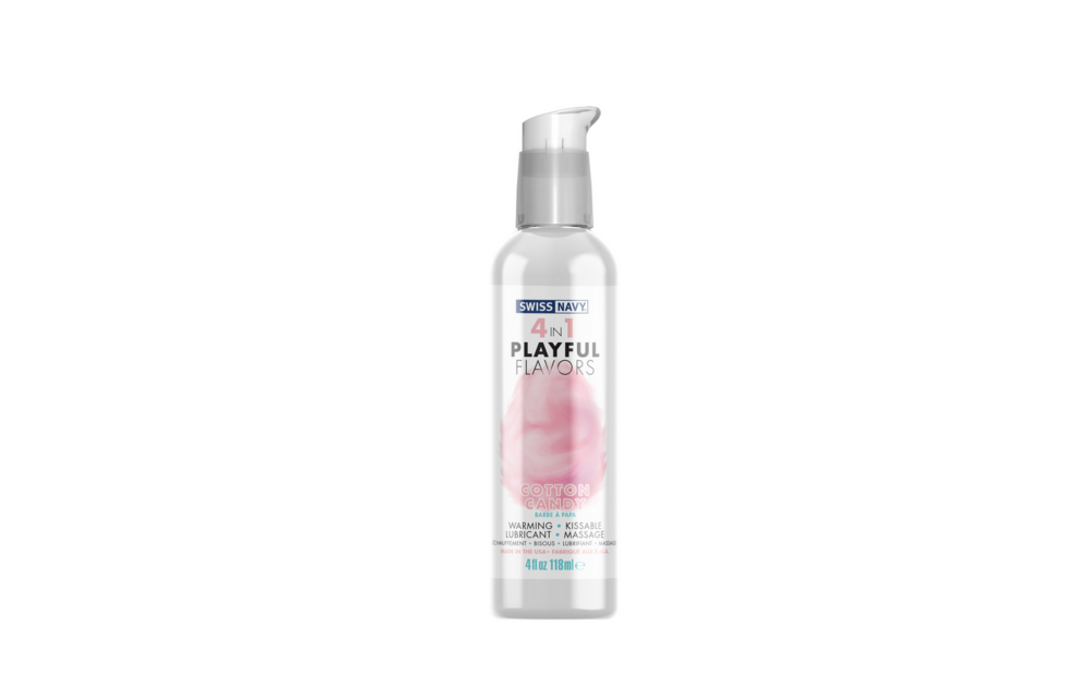 Swiss Navy 4-in-1 Lubricant Cotton Candy Flavour - 118 ml