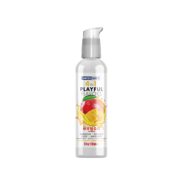 Swiss Navy Mango Lubricant 4-In-1 – Playful & Seductive
