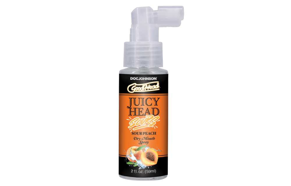 Juicy Head - Dry Mouth Spray - Sour Peach - 2 fl oz / 60 ml
