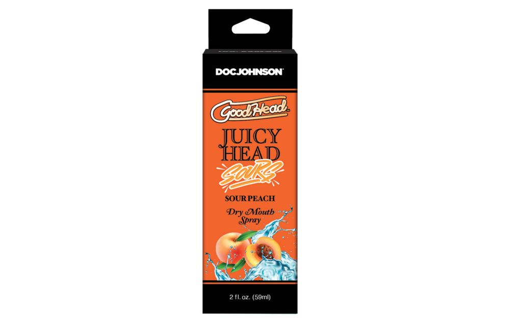 Juicy Head - Dry Mouth Spray - Sour Peach - 2 fl oz / 60 ml