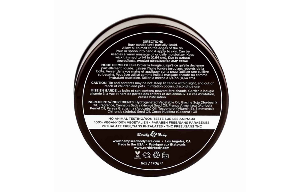 Guavalava Massage Candle 170g – Hydrating Liquid Gold