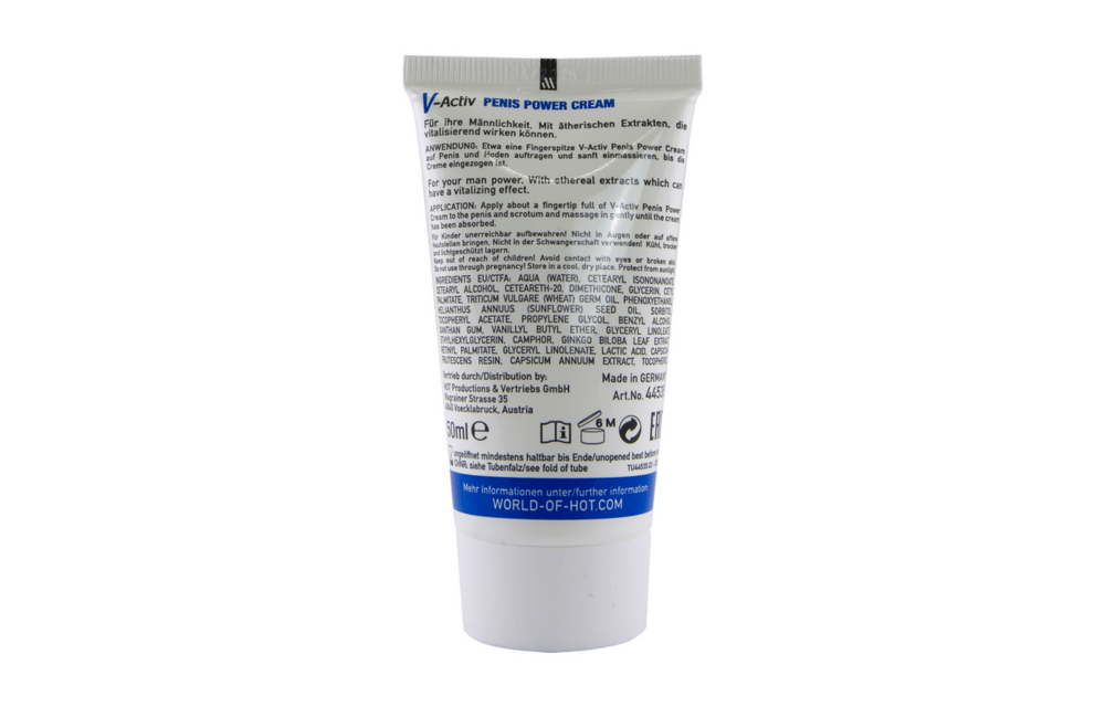 V-Activ Penis Power Cream 50ml – Strengthen your masculinity!