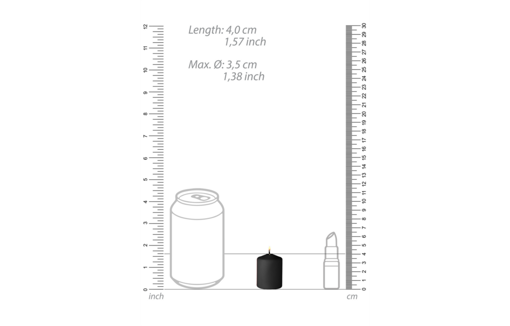 Tease Candles - Disobedient - 4 Pieces - Black