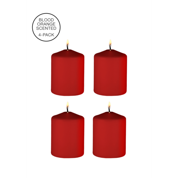 Tease Candles Sinful Rot – Set mit 4 luxuriösen Duftkerzen