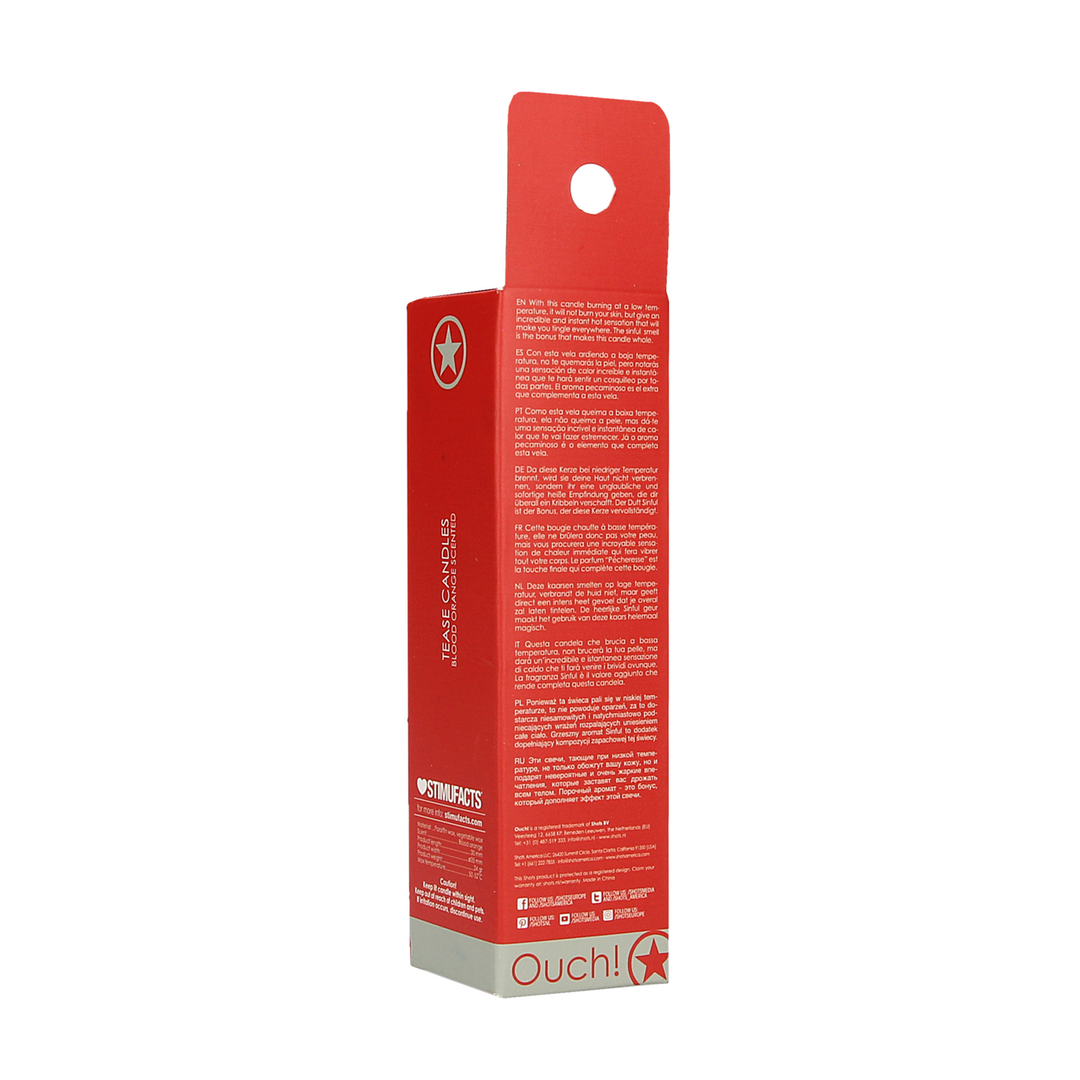 Tease Candles - Sündhaft - 4 Stück - Rot