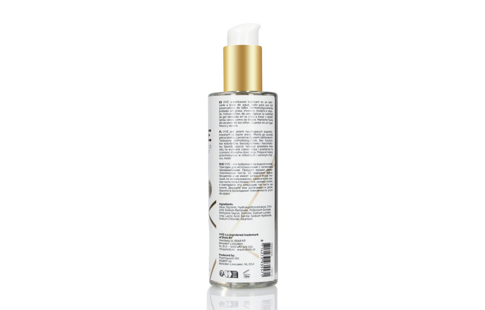 Gleitmittel auf Wasserbasis 200 ml – Sicher & natürlich Vive