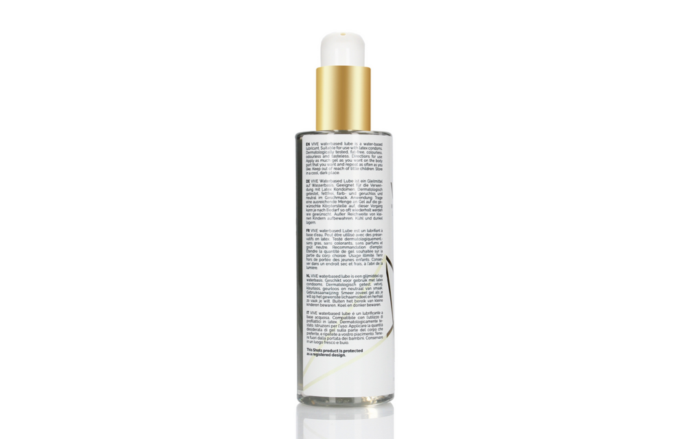 Water-Based Lubricant 200 ml – Safe & Natural Vive