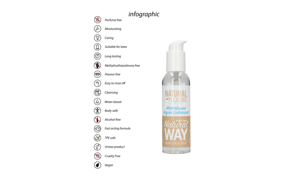 Vegan Waterbased Lubricant - 5 fl oz / 150 ml