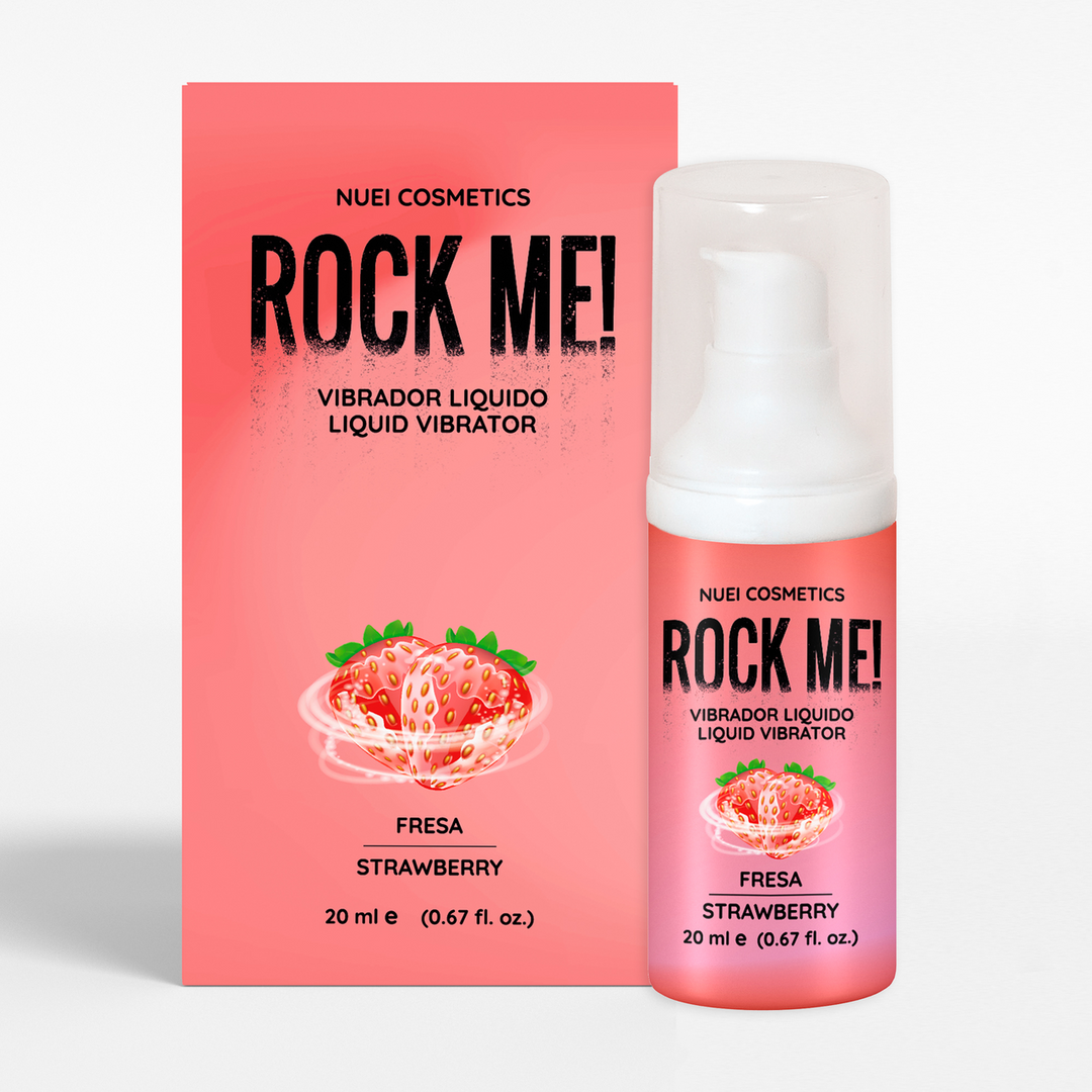 Vloeibare Vibrator Aardbei - Tintelende Sensatie 20 ml