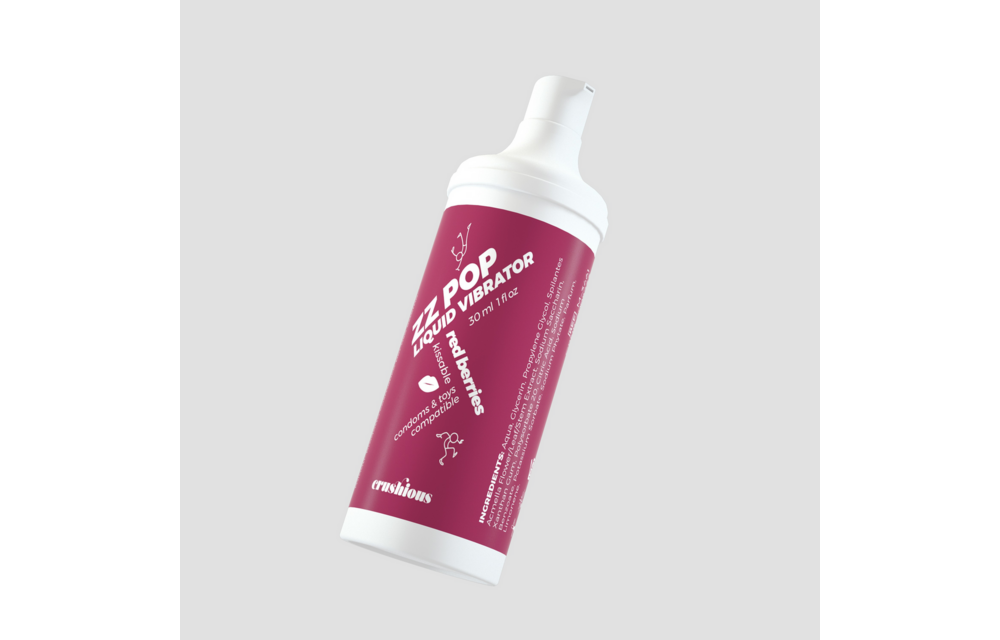 ZZ Pop Red Berries - Kissable Vibrator 30ml | Tingling Pleasure