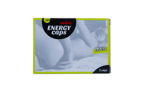 Energy Caps - Stimulating Pills for Men - 5 Pieces