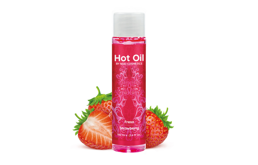 Verwarmende Aardbei Massagegel 100ml | Sensueel & Vegan