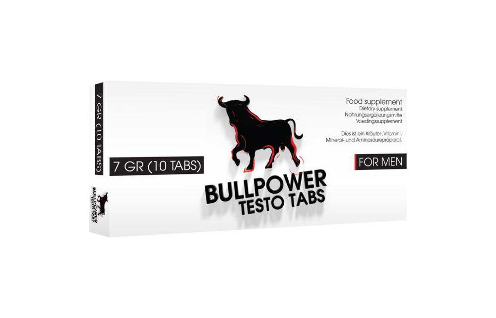Bull Power Testo Tabs – Steigern Sie Testosteron & Vitalität